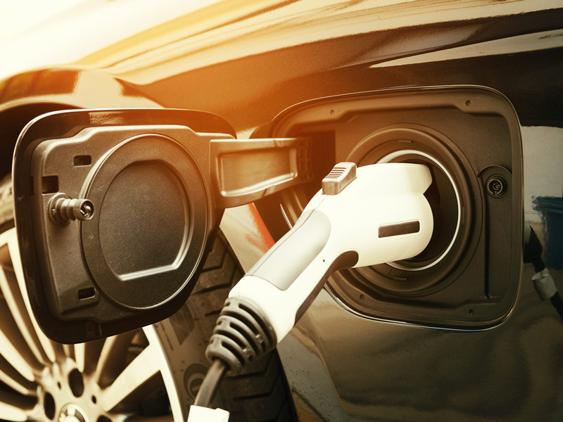 зарядка электромобиля