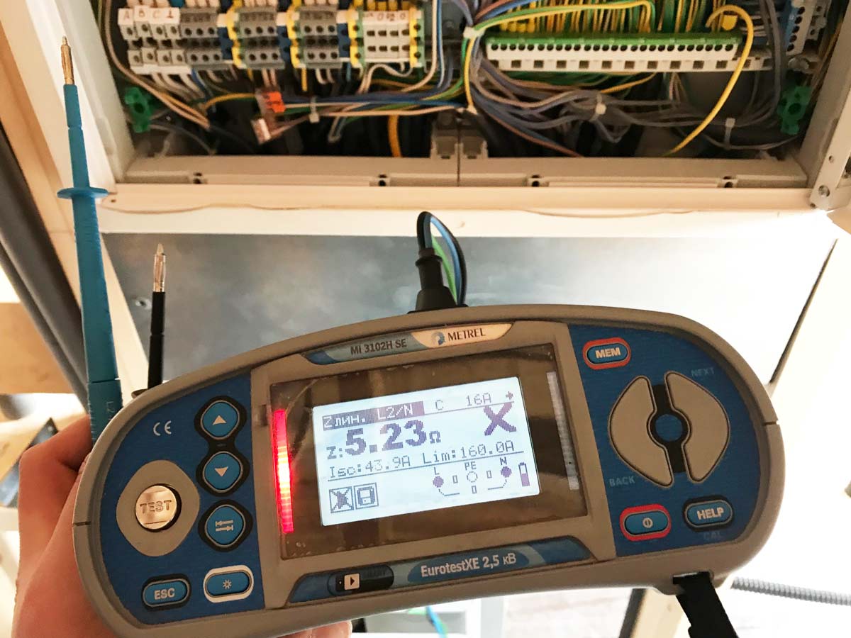 Сопротивление петли фаза-нуль в системе TT