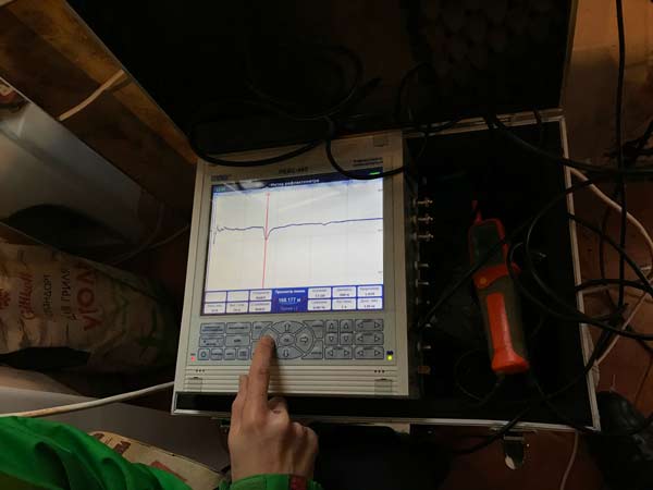 поиск повреждения кабеля