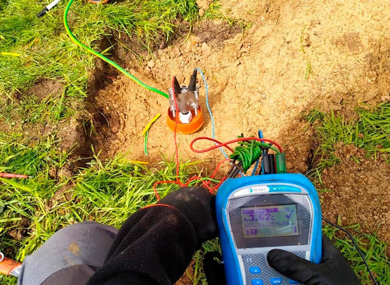 измерение сопротивления заземляющего устройства после монтажа