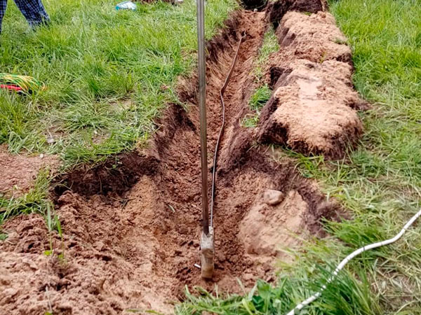 монтаж модульного заземления