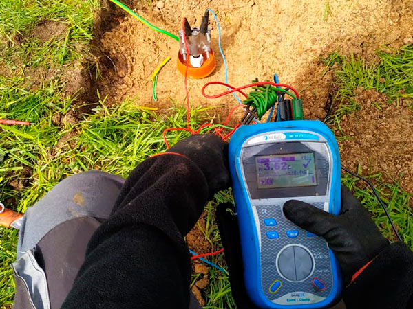 монтаж модульного заземления