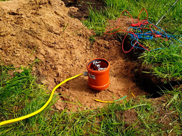 монтаж модульного заземления