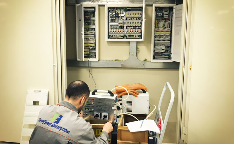 Проверка автоматических выключателей прибором УПТР 1мц