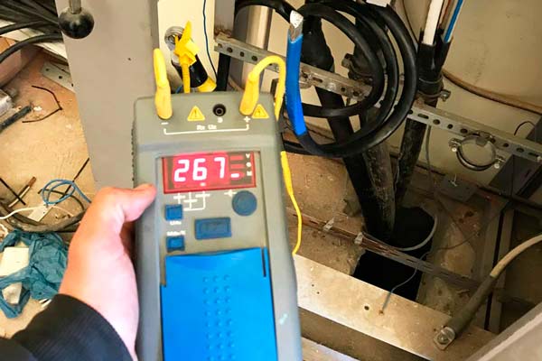 Установка концевой кабельной муфты, с испытанием и последующим подключением кабеля.