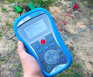 измерение удельного сопротивления грунта