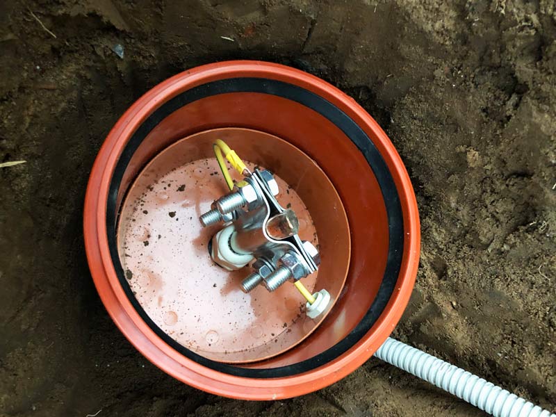 монтаж модульных систем заземления