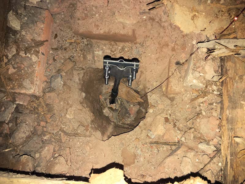 Монтаж модульного заземлителя в центре Москвы