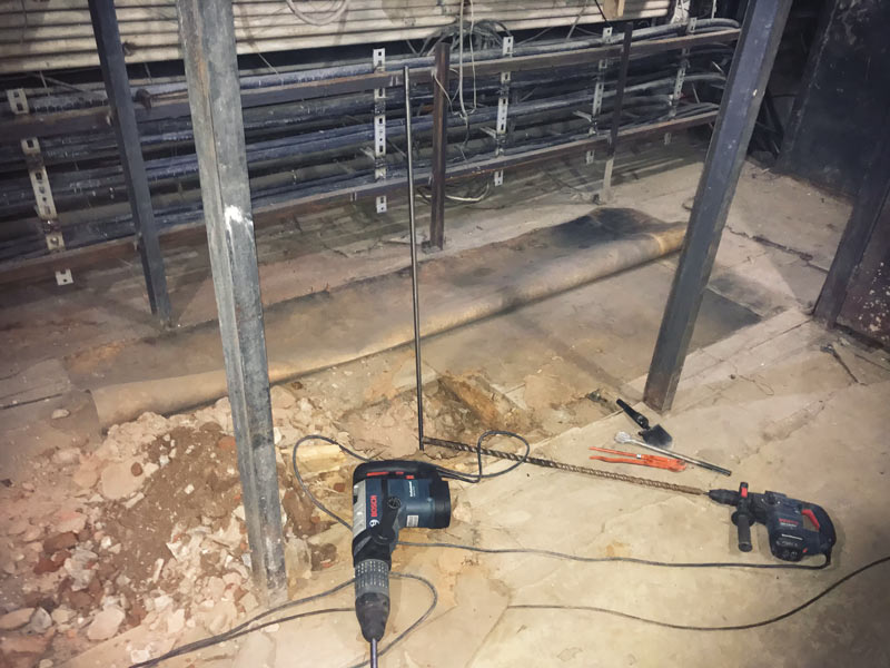 Монтаж модульного заземлителя в центре Москвы