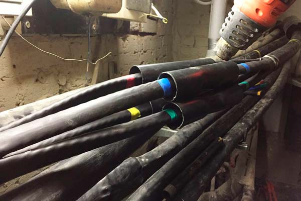 установка соединительной муфты