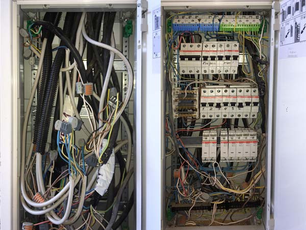 Переборка электрощита освещения в частном доме