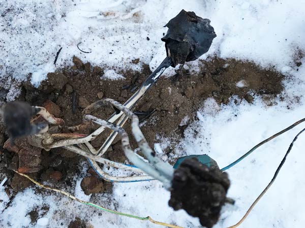 поиск повреждения кабельной линии освещения