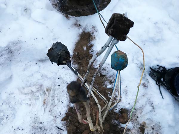 поиск повреждения кабельной линии освещения