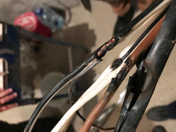 поиск повреждения кабеля