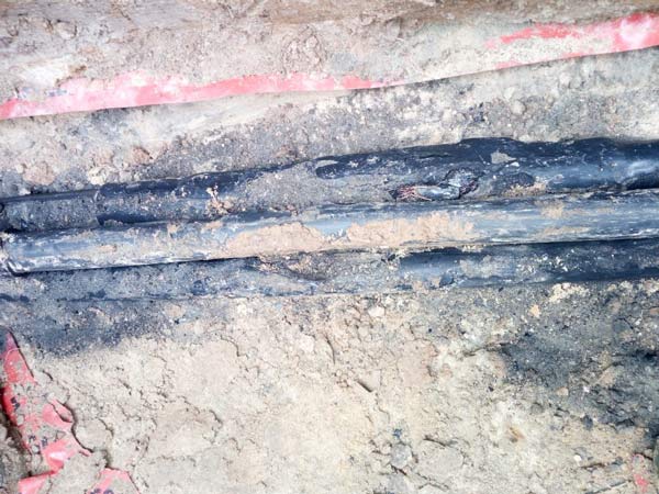 поиск повреждения кабеля