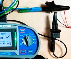 Измерение сопротивления изоляции шлейфа АПС