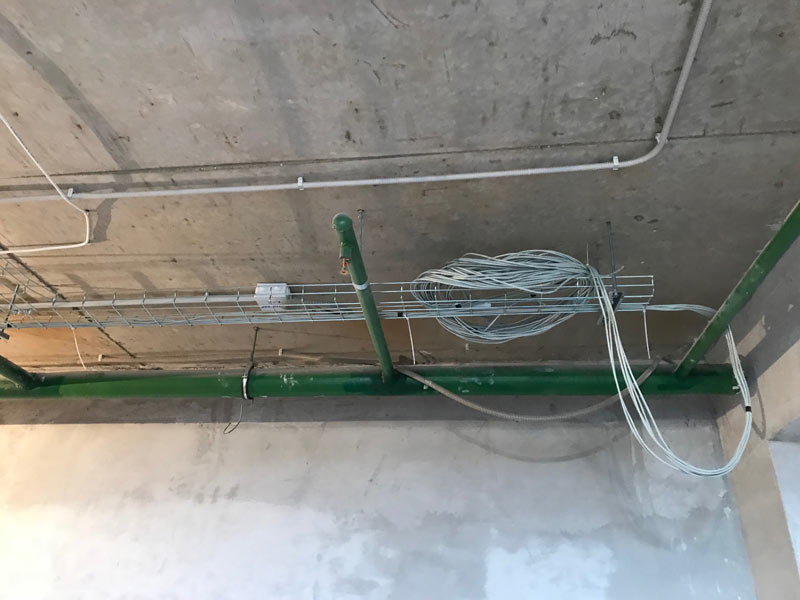 Электромонтажные работы на складе