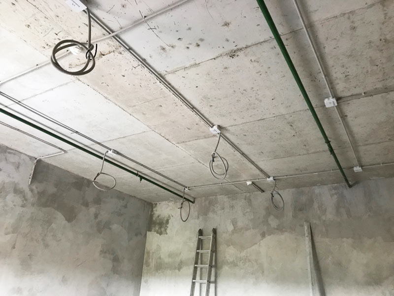 Электромонтажные работы на складе