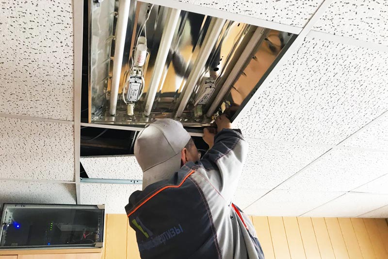 замена светильников на светодиодные